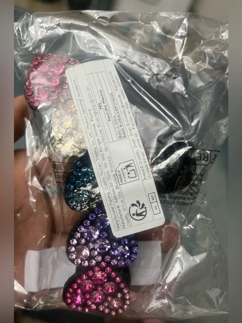 NIP Heart hair claw barrette. ❤️💜